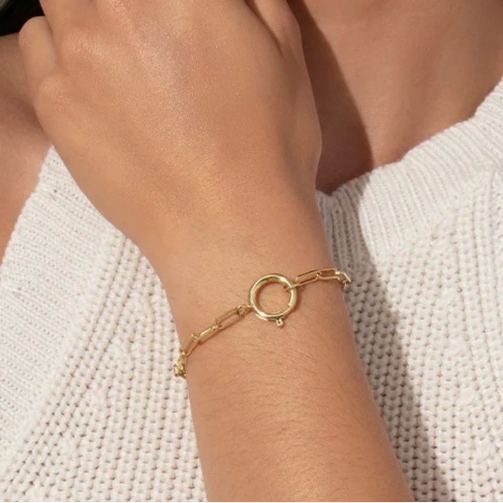 NEW Uncommon James gold chain charm bracelet